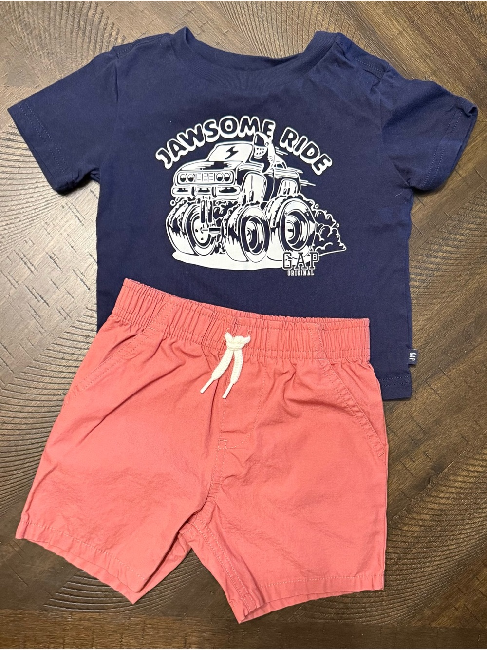 GAP Coral Pull-On Shorts with Drawstring